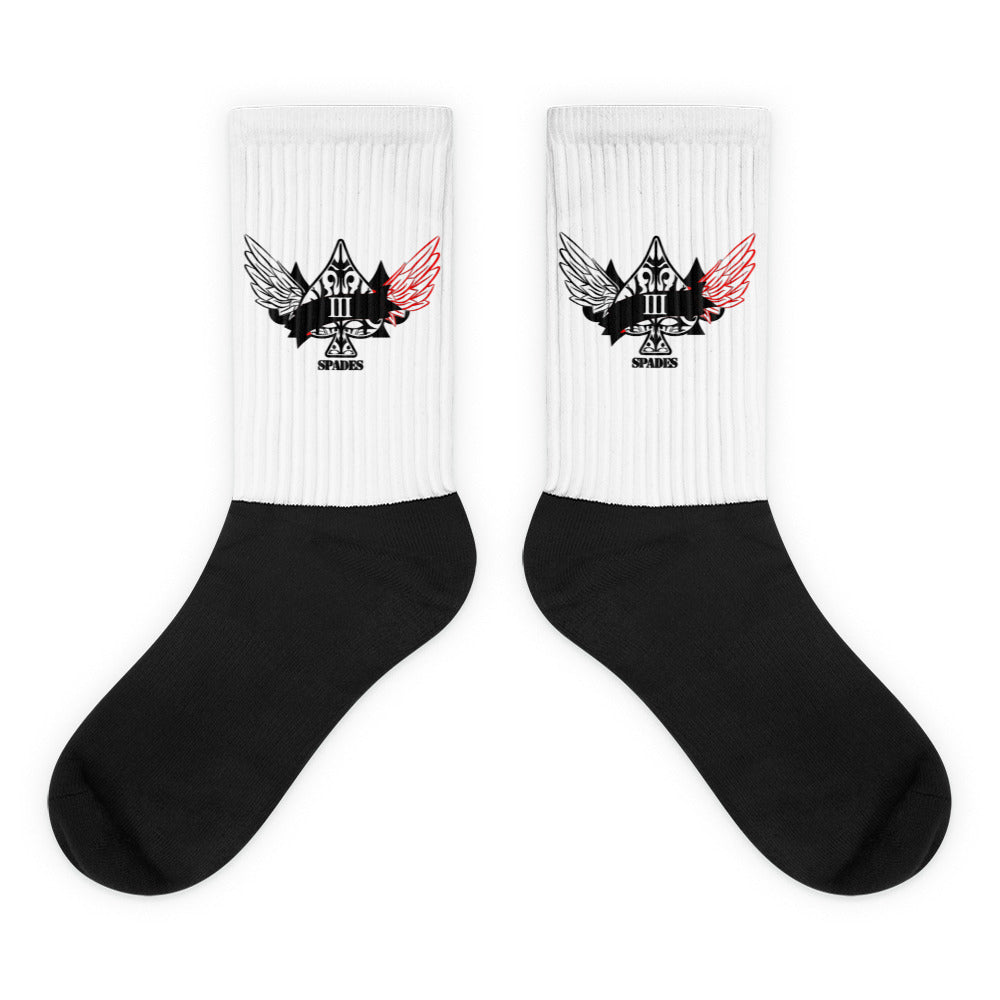 Three Spades Crew Socks