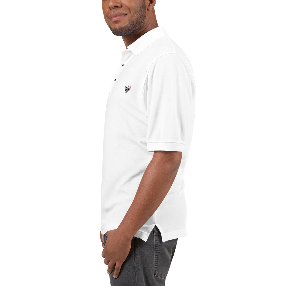 Three Spades Polo White