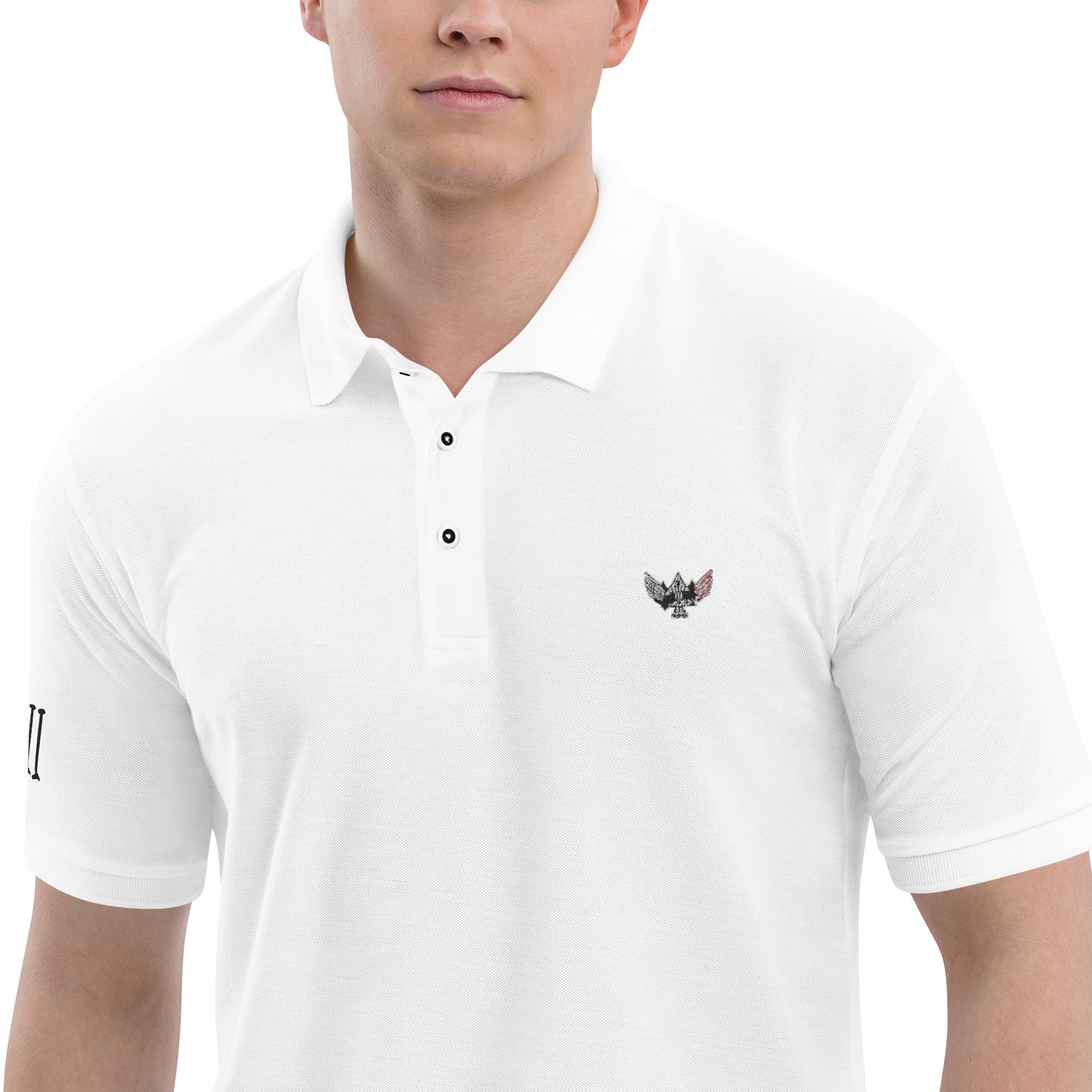 Three Spades Polo White